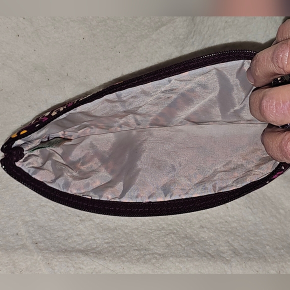 Vera Bradley Floral Patterned Makeup Pouch - Picture 2 of 4